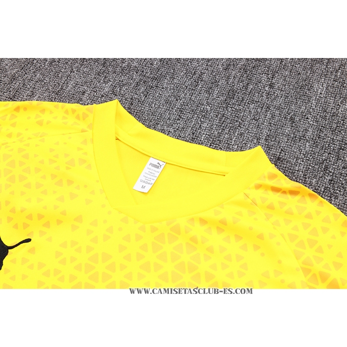 Camiseta de Entrenamiento Borussia Dortmund 23-24 Amarillo